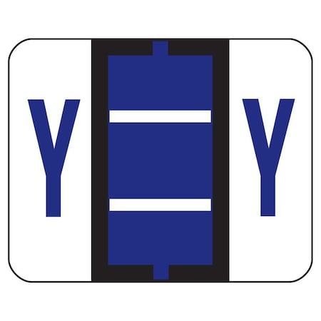 Smead Label, Bccr, Endtab, "Y", Vlt Pk SMD67095